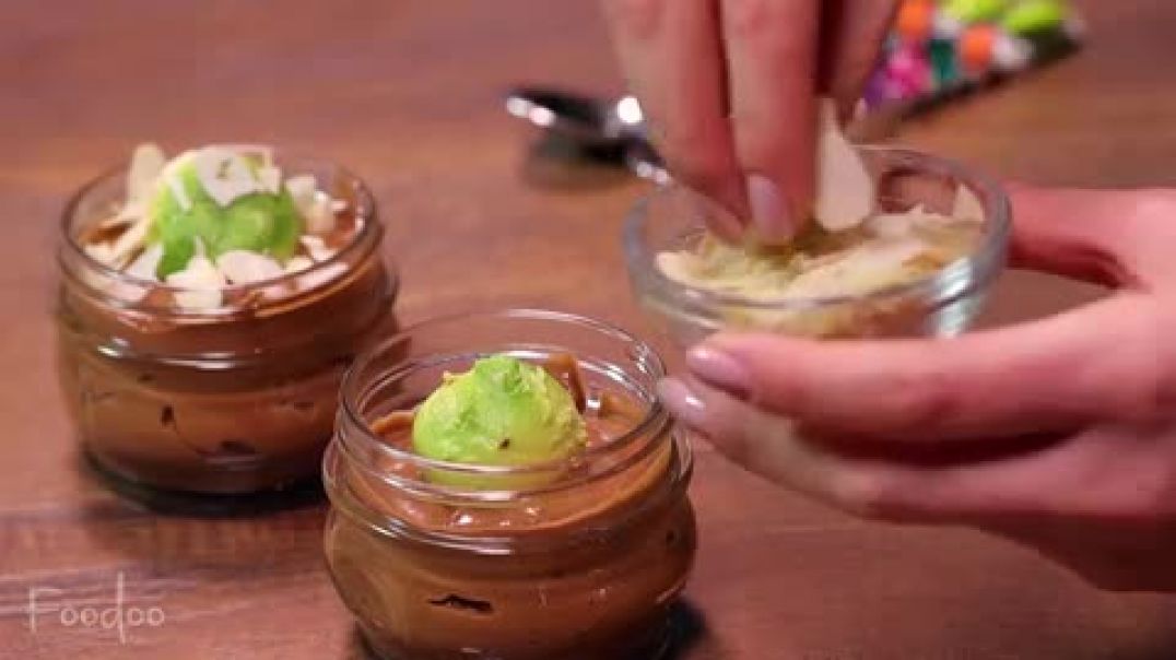 ⁣Avocado Pudding with Chocolate | افوكا بودنغ بالشوكلا