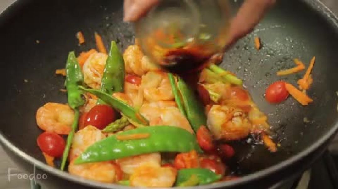 ⁣Chinese Shrimps | القريدس على الطريقه الصينيه