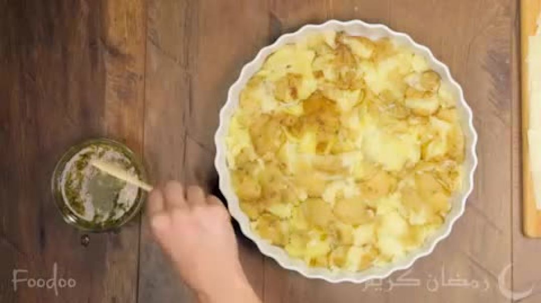 Potatoe Cheese Pie | فطيرة بالبطاطا و الجبنة